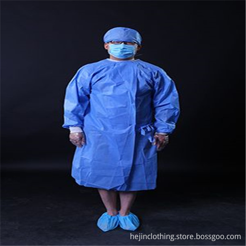 FDA certificate SGS disposable PE isolation gown
